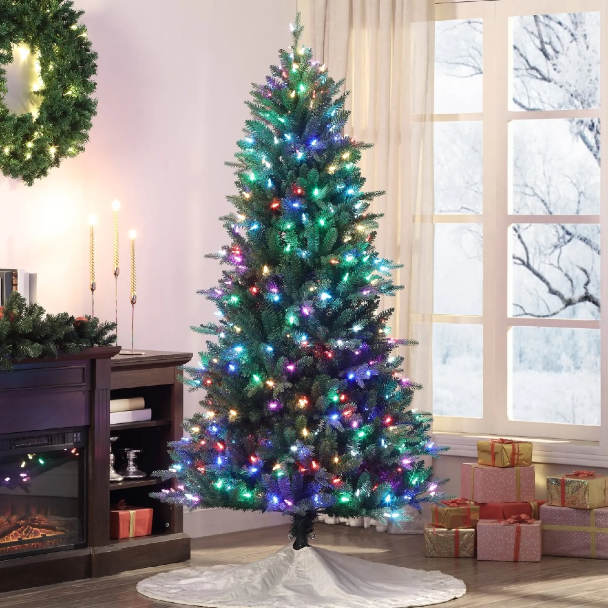 alexa_enabled_christmas_tree_1-1.webp Clearance Mr. Christmas 6.5' Alexa Enabled Christmas Tree