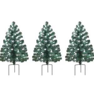Flash Sale Mr. Christmas Alexa Enabled Pathway Christmas Trees - Rgb Bulbs