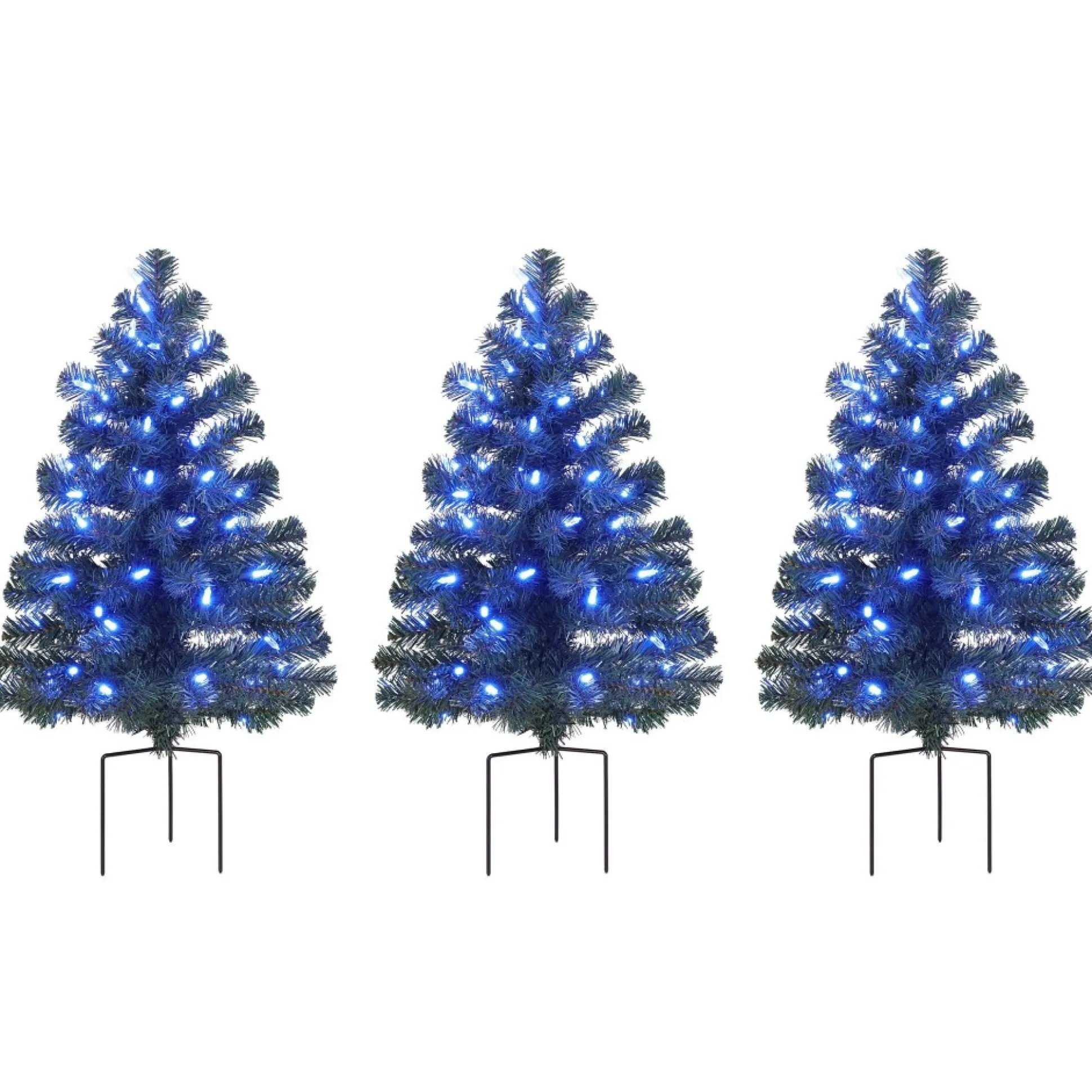 alexa_enabled_pathway_christmas_trees__rgb_bulbs_1.webp Flash Sale Mr. Christmas Alexa Enabled Pathway Christmas Trees - Rgb Bulbs
