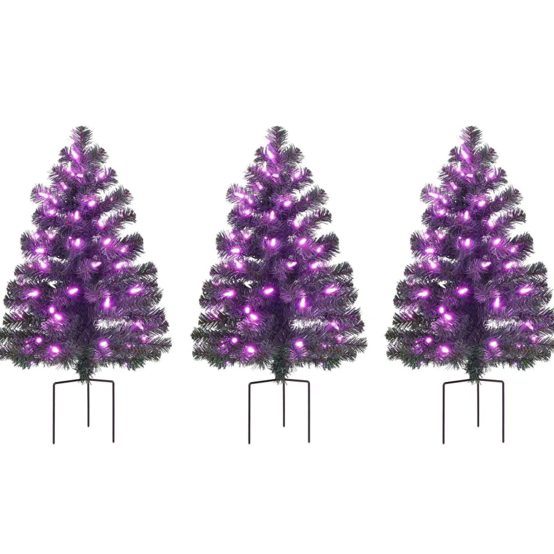 alexa_enabled_pathway_christmas_trees__rgb_bulbs_5.webp Flash Sale Mr. Christmas Alexa Enabled Pathway Christmas Trees - Rgb Bulbs