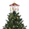 Sale Mr. Christmas 11" Animated Carousel Tree Topper