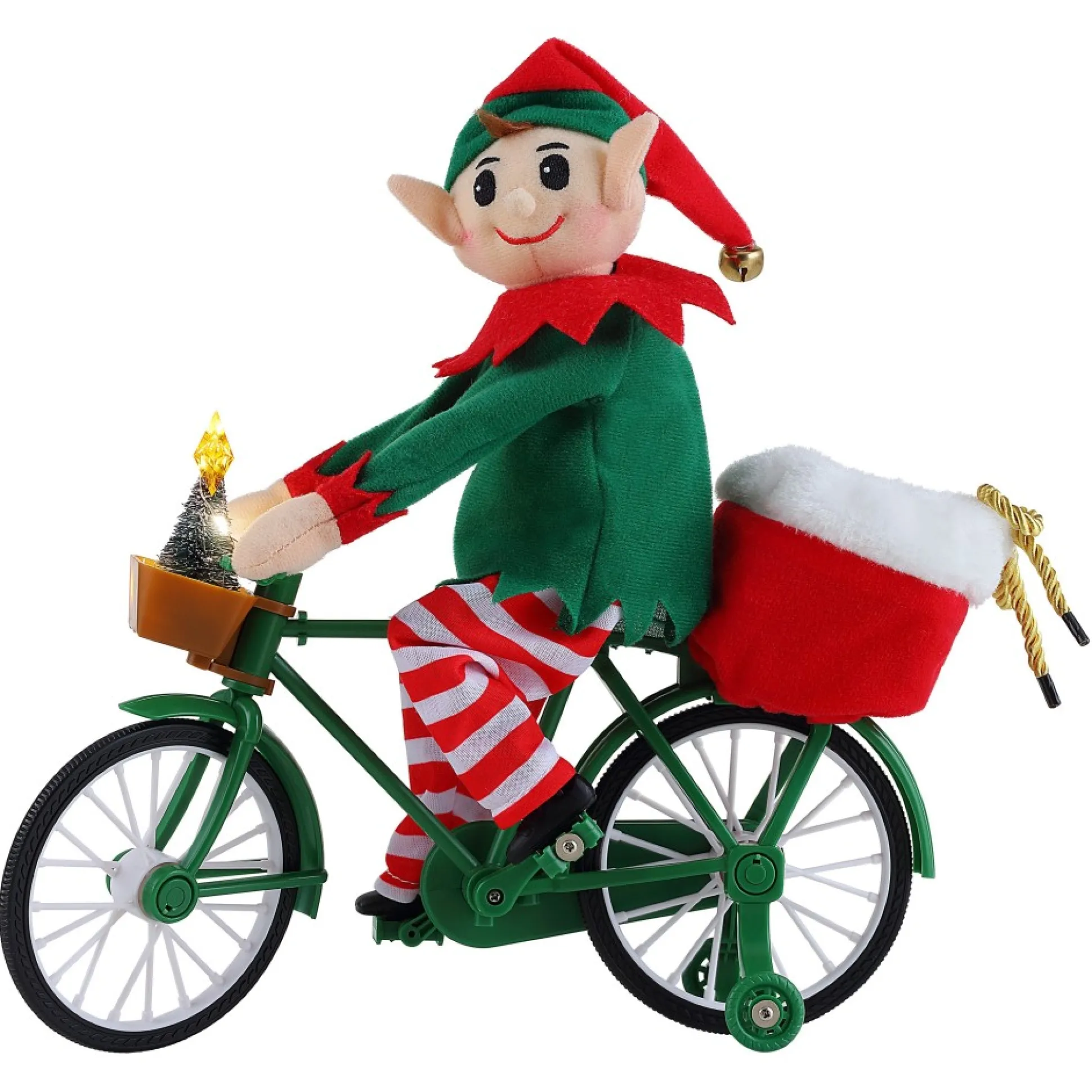 animated_cycling_elf_0.webp Cheap Mr. Christmas 11" Animated Cycling Elf