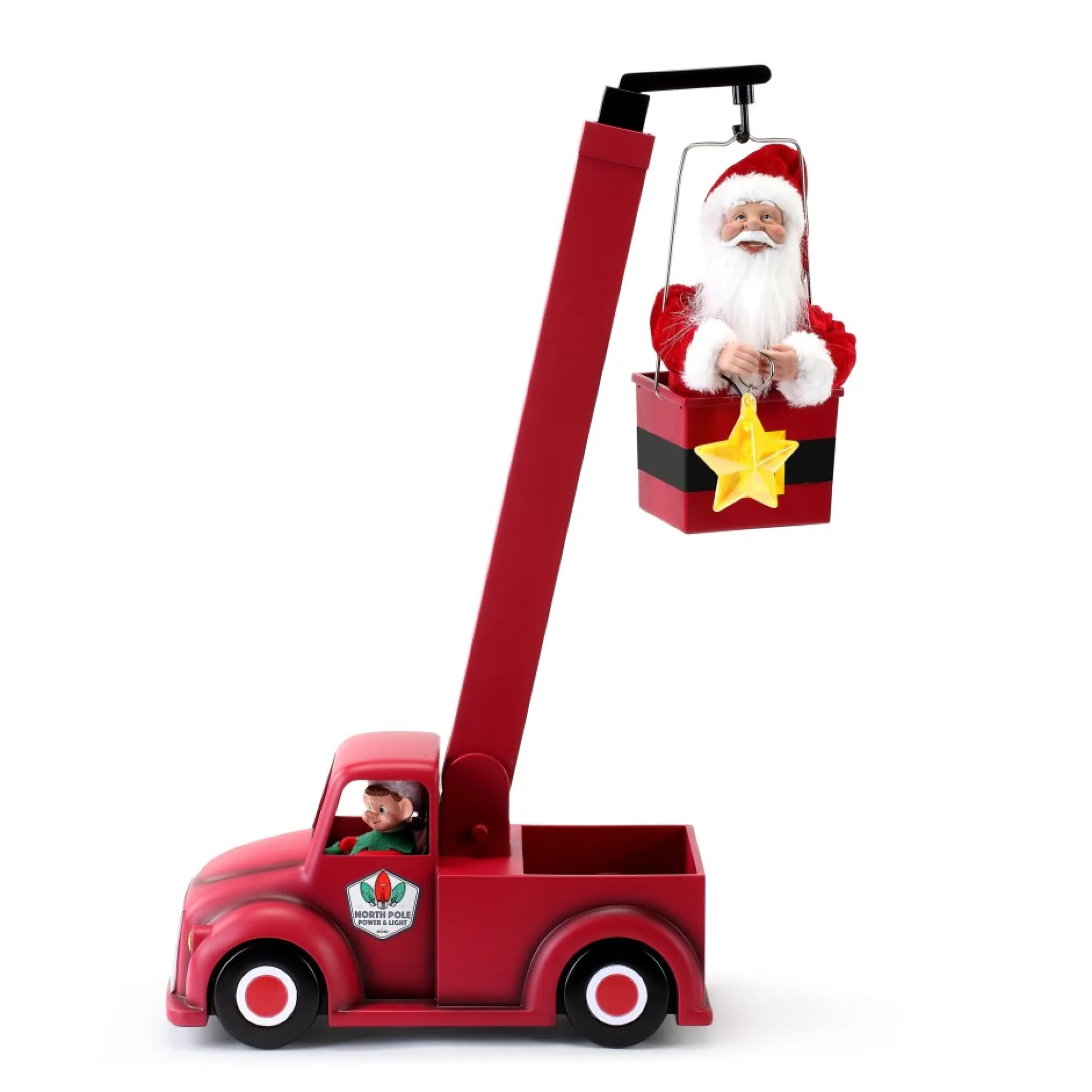 animated_north_pole_lighting_crew__white_santa_0.webp Flash Sale Mr. Christmas 43" Animated North Pole Lighting Crew - White Santa