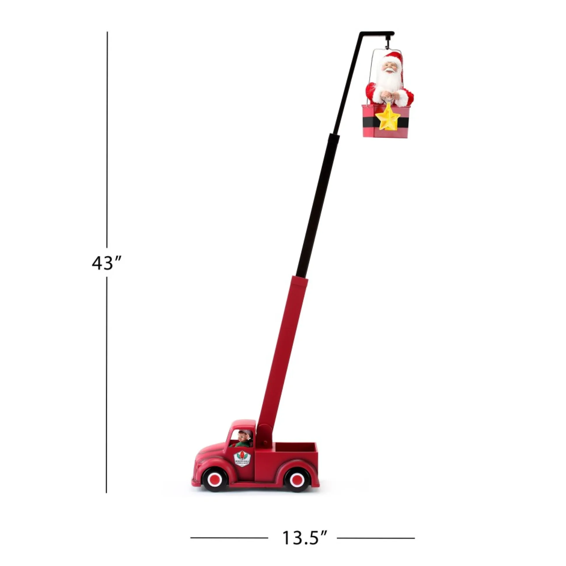 animated_north_pole_lighting_crew__white_santa_2.webp Flash Sale Mr. Christmas 43" Animated North Pole Lighting Crew - White Santa