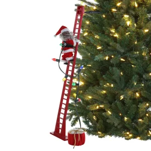 Cheap Mr. Christmas 43" Animated Super Climbing Sculpted Black Santa