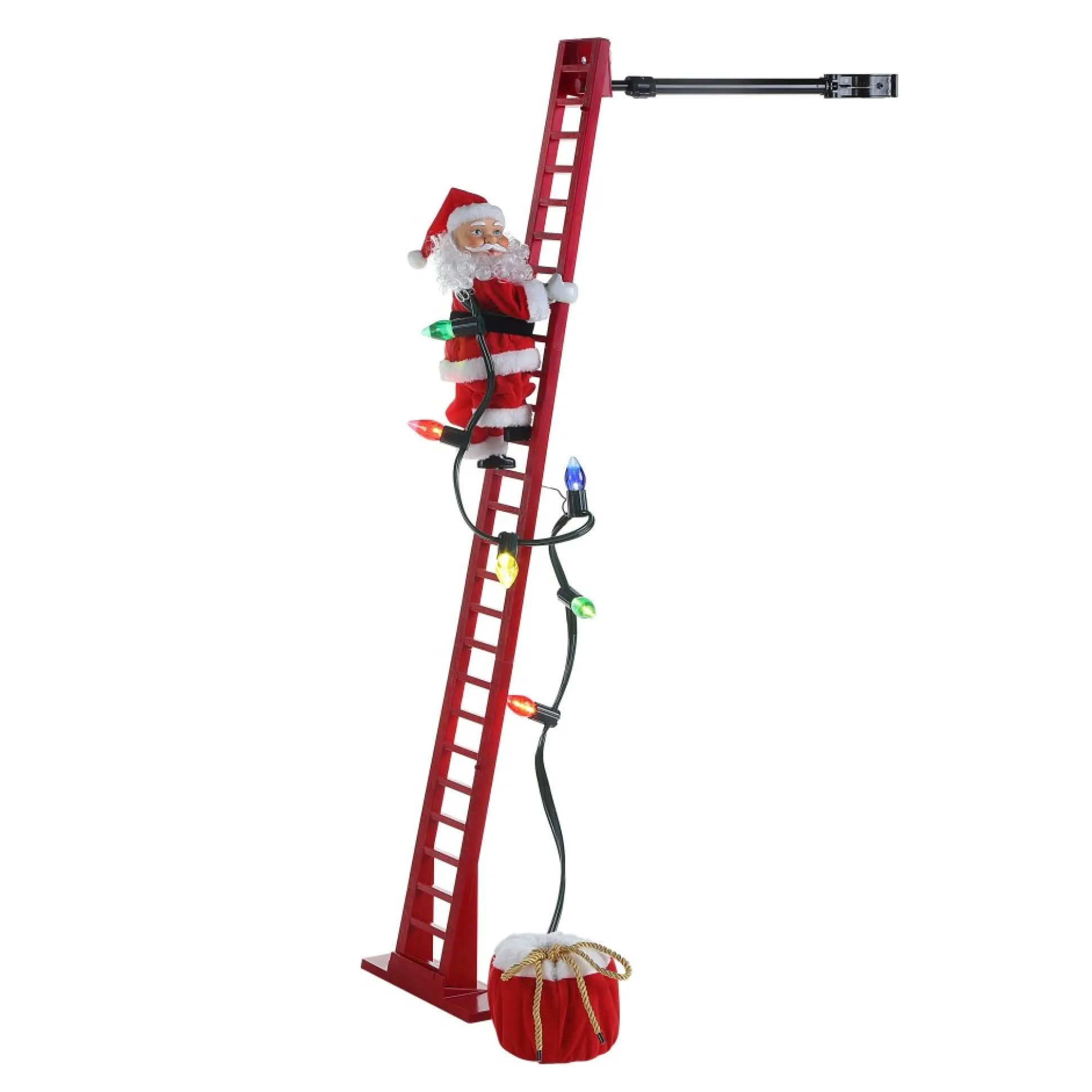 animated_super_climbing_sculpted_white_santa_3.webp New Mr. Christmas 43" Animated Super Climbing Sculpted White Santa