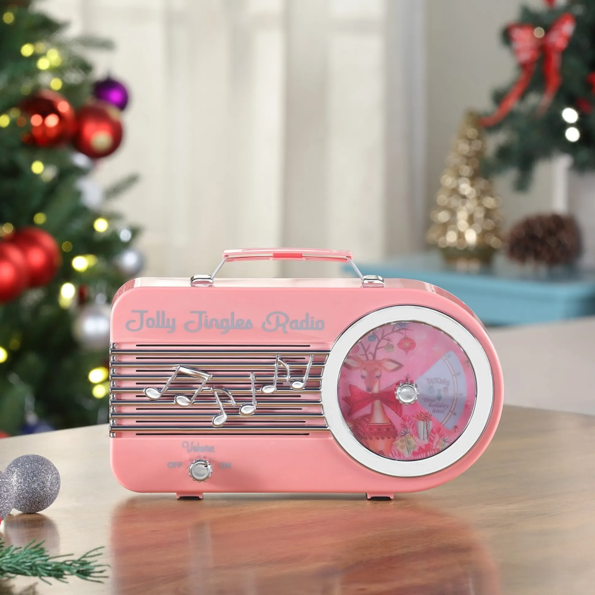 jolly_jingles_radio_1.webp Fashion Mr. Christmas 10.5" Jolly Jingles Radio