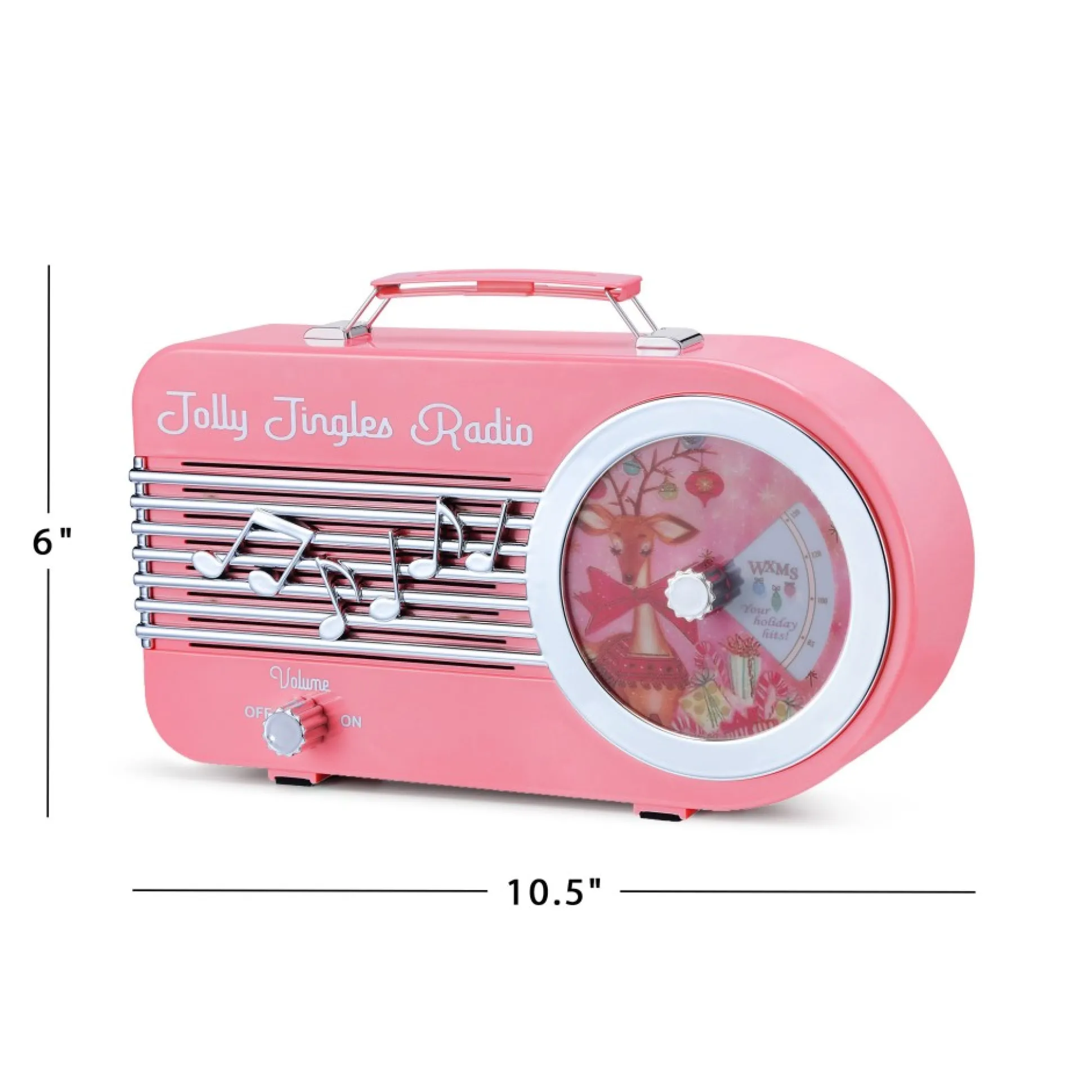 jolly_jingles_radio_2.webp Fashion Mr. Christmas 10.5" Jolly Jingles Radio