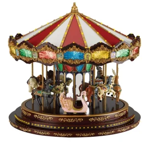 Cheap Mr. Christmas 15" Marquee Deluxe Carousel