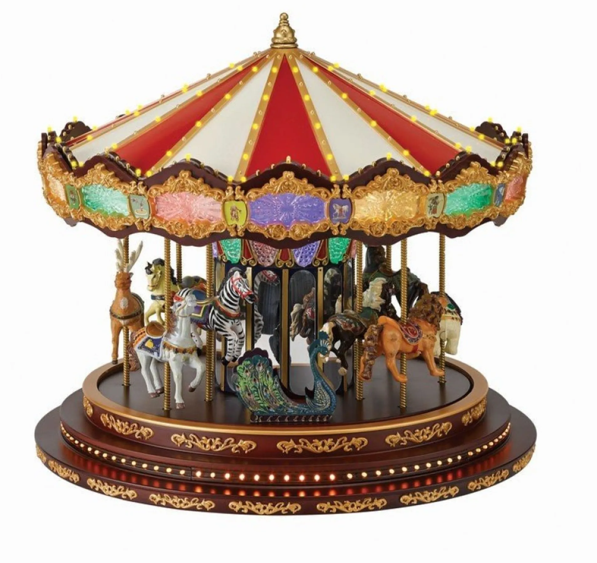 marquee_deluxe_carousel_3-1.webp Cheap Mr. Christmas 15" Marquee Deluxe Carousel