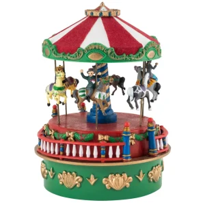 Hot Mr. Christmas Mini Carnival Music Box - Carousel