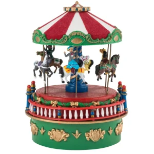 Fashion Mr. Christmas Mini Carnival Music Box - Carousel
