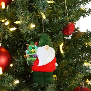 Best Mr. Christmas Mini Nostalgic Ceramic Figure - Gnome