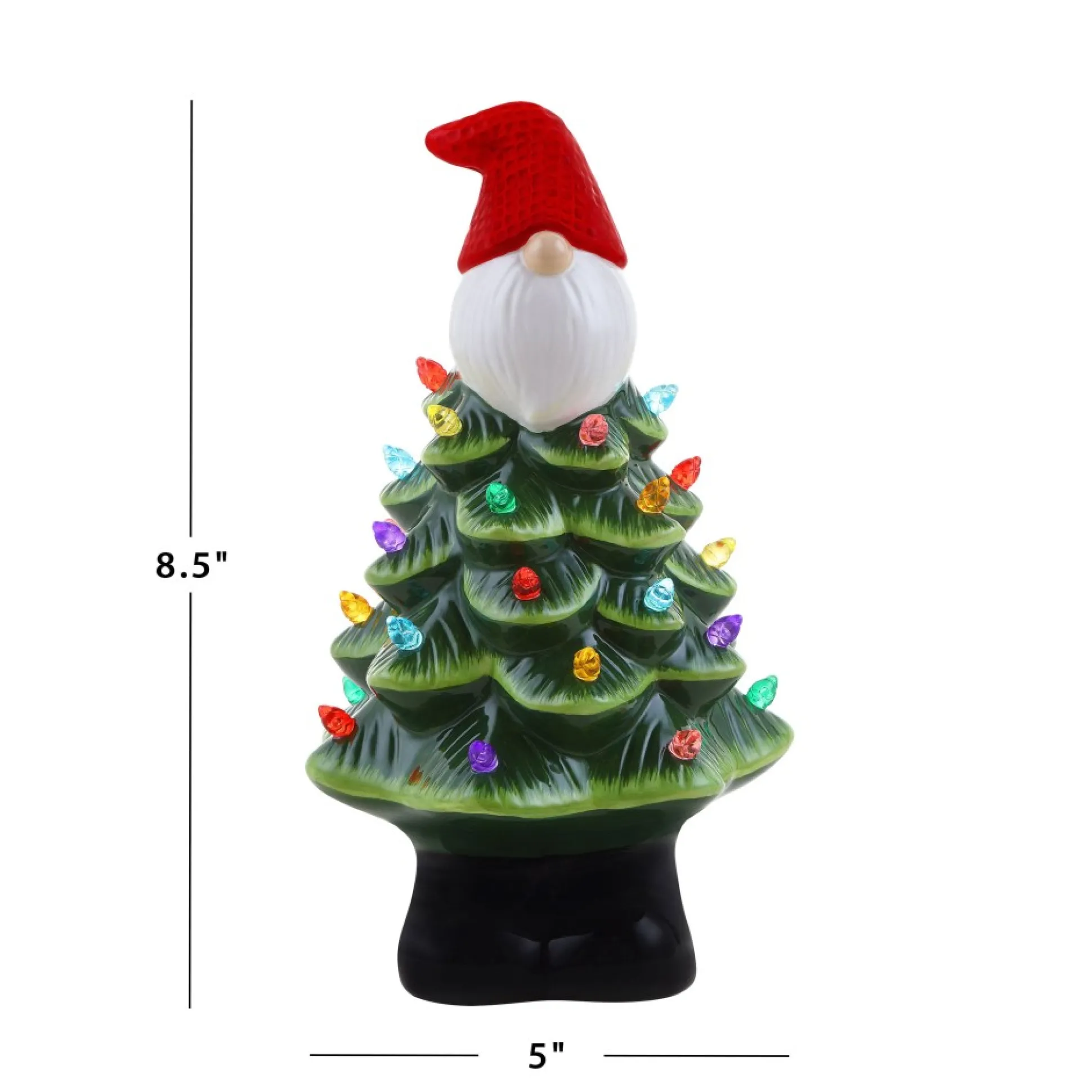 nostalgic_ceramic_gnome_tree_2.webp Best Sale Mr. Christmas 8.5" Nostalgic Ceramic Gnome Tree