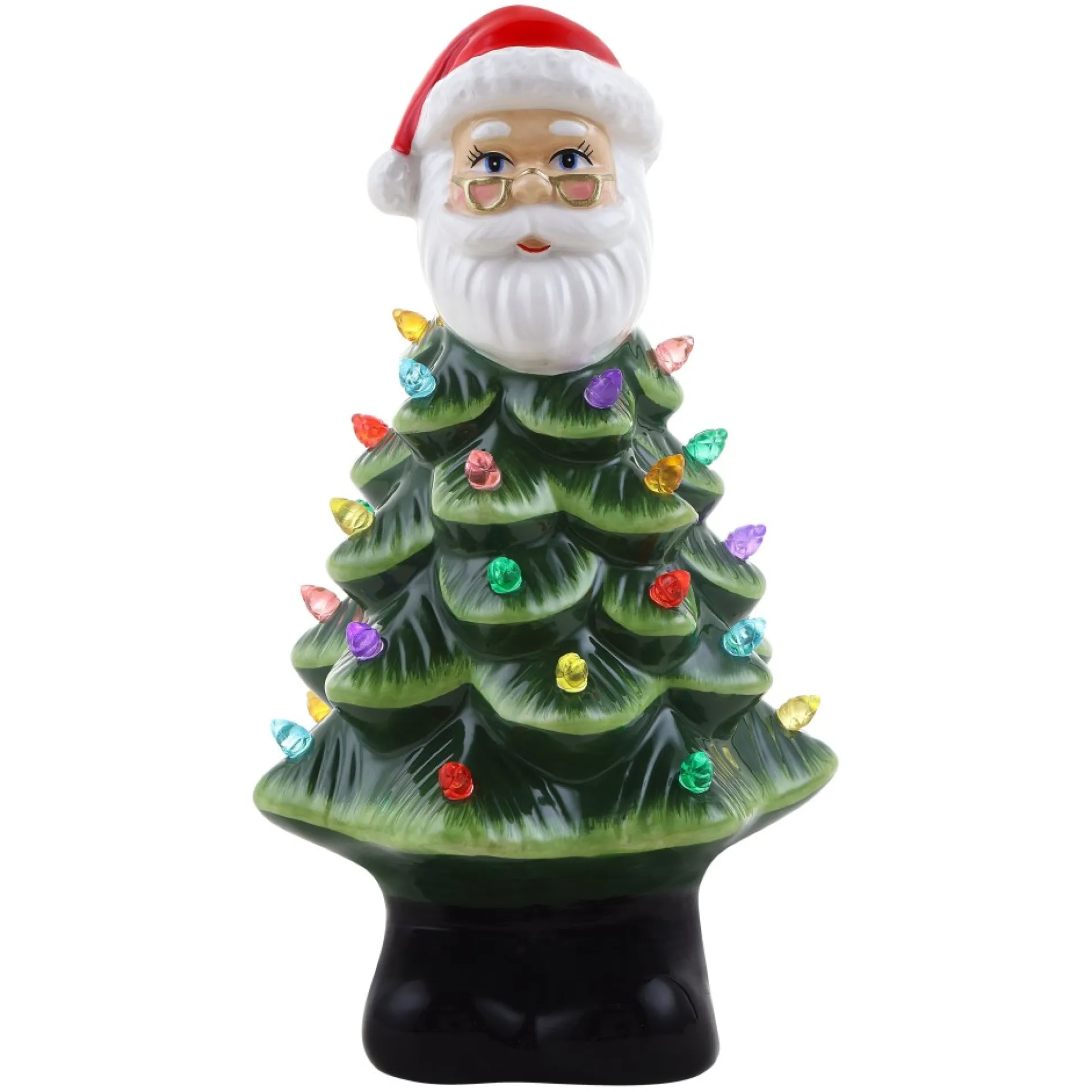 nostalgic_ceramic_santa_tree_0-1.webp Fashion Mr. Christmas 8.5" Nostalgic Ceramic Santa Tree