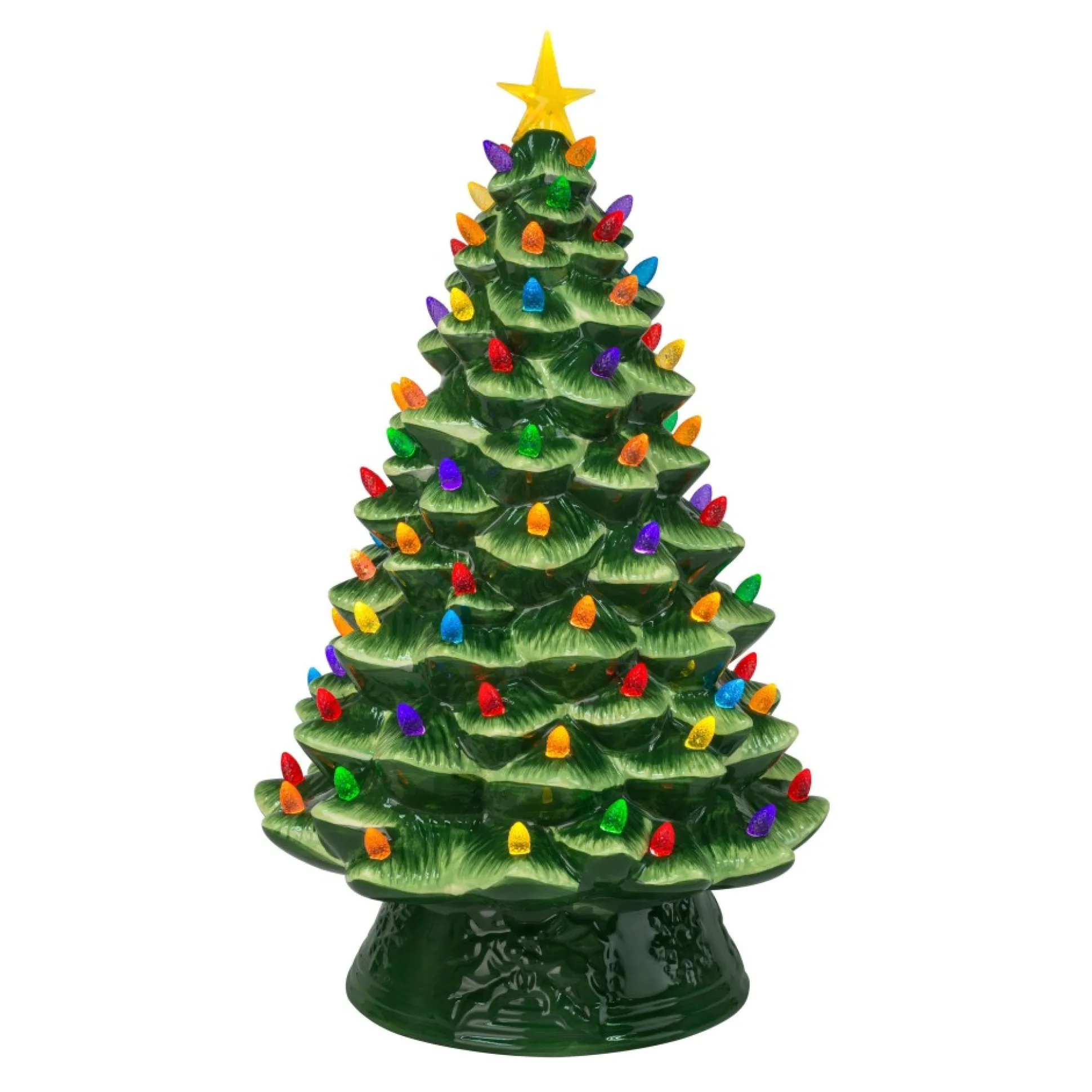 nostalgic_ceramic_tree__green_0-2.webp Outlet Mr. Christmas 18" Nostalgic Ceramic Tree - Green