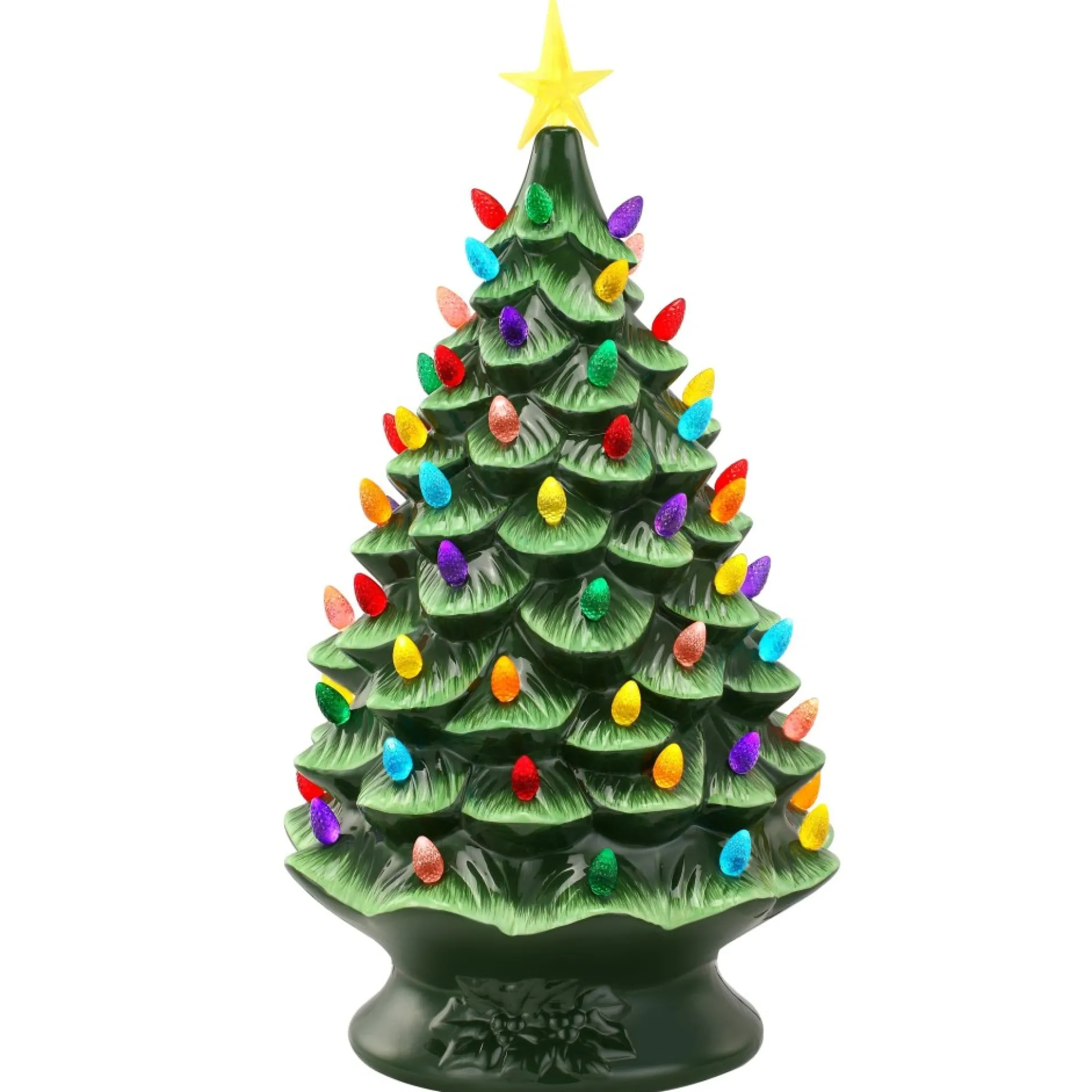 nostalgic_ceramic_tree__green_0-3.webp Best Sale Mr. Christmas 24" Nostalgic Ceramic Tree - Green