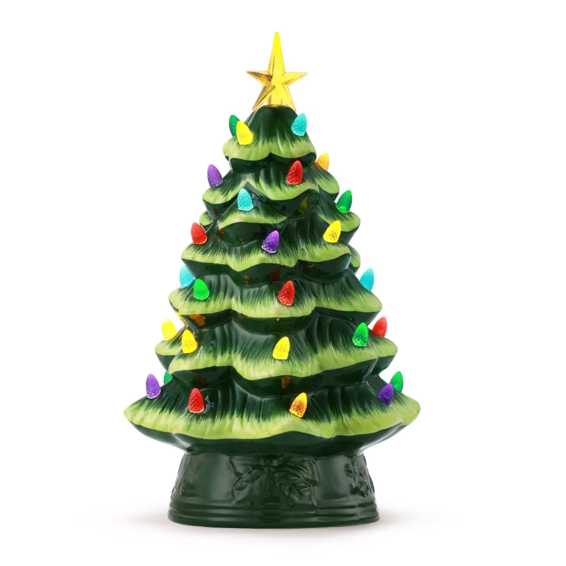 nostalgic_ceramic_tree__green_0.webp Outlet Mr. Christmas 12" Nostalgic Ceramic Tree - Green