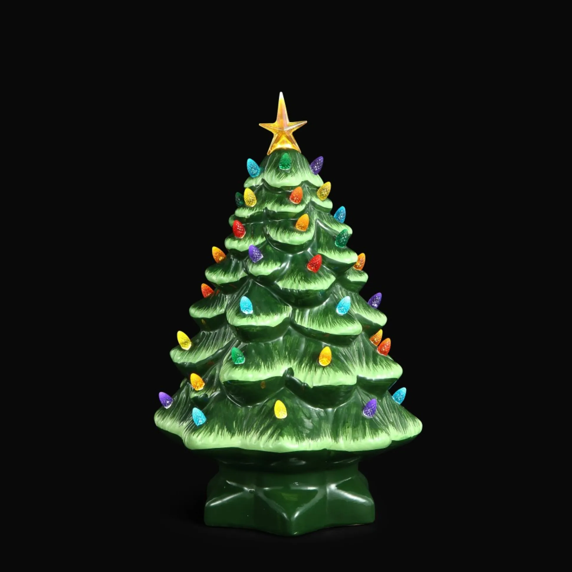 nostalgic_ceramic_tree__green_3-1.webp Fashion Mr. Christmas 14" Nostalgic Ceramic Tree - Green