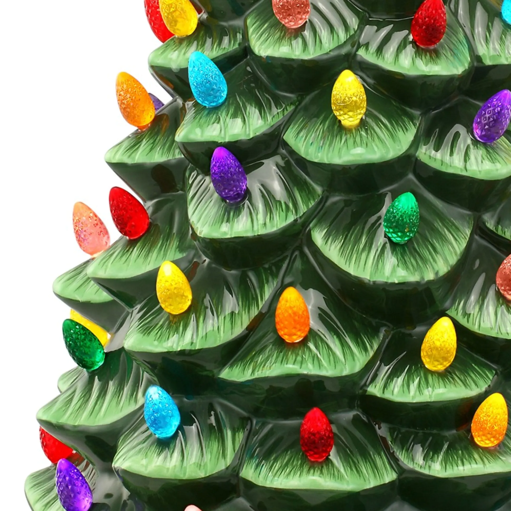 nostalgic_ceramic_tree__green_4-2.webp Best Sale Mr. Christmas 24" Nostalgic Ceramic Tree - Green