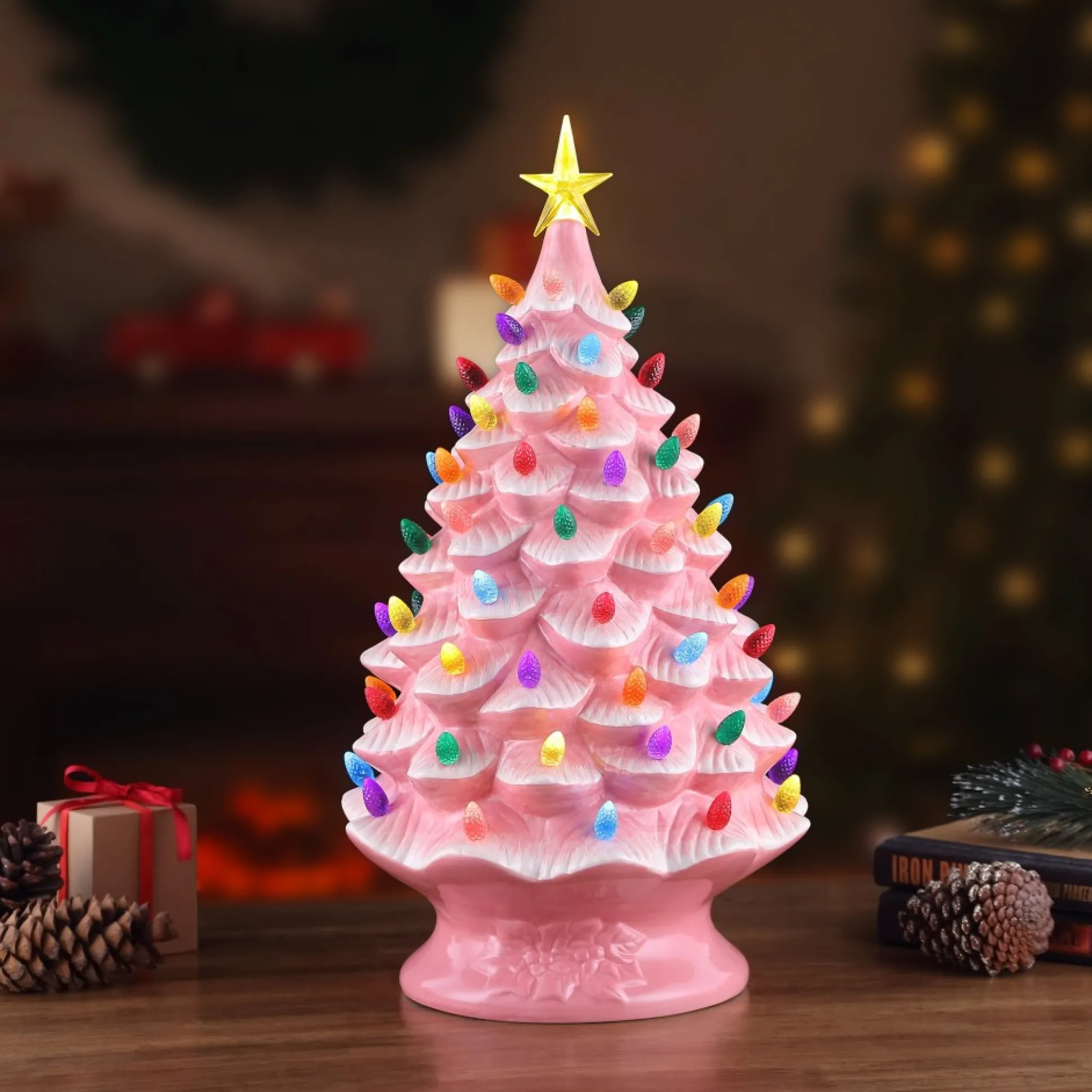 nostalgic_ceramic_tree__pink_1-2.webp New Mr. Christmas 24" Nostalgic Ceramic Tree - Pink