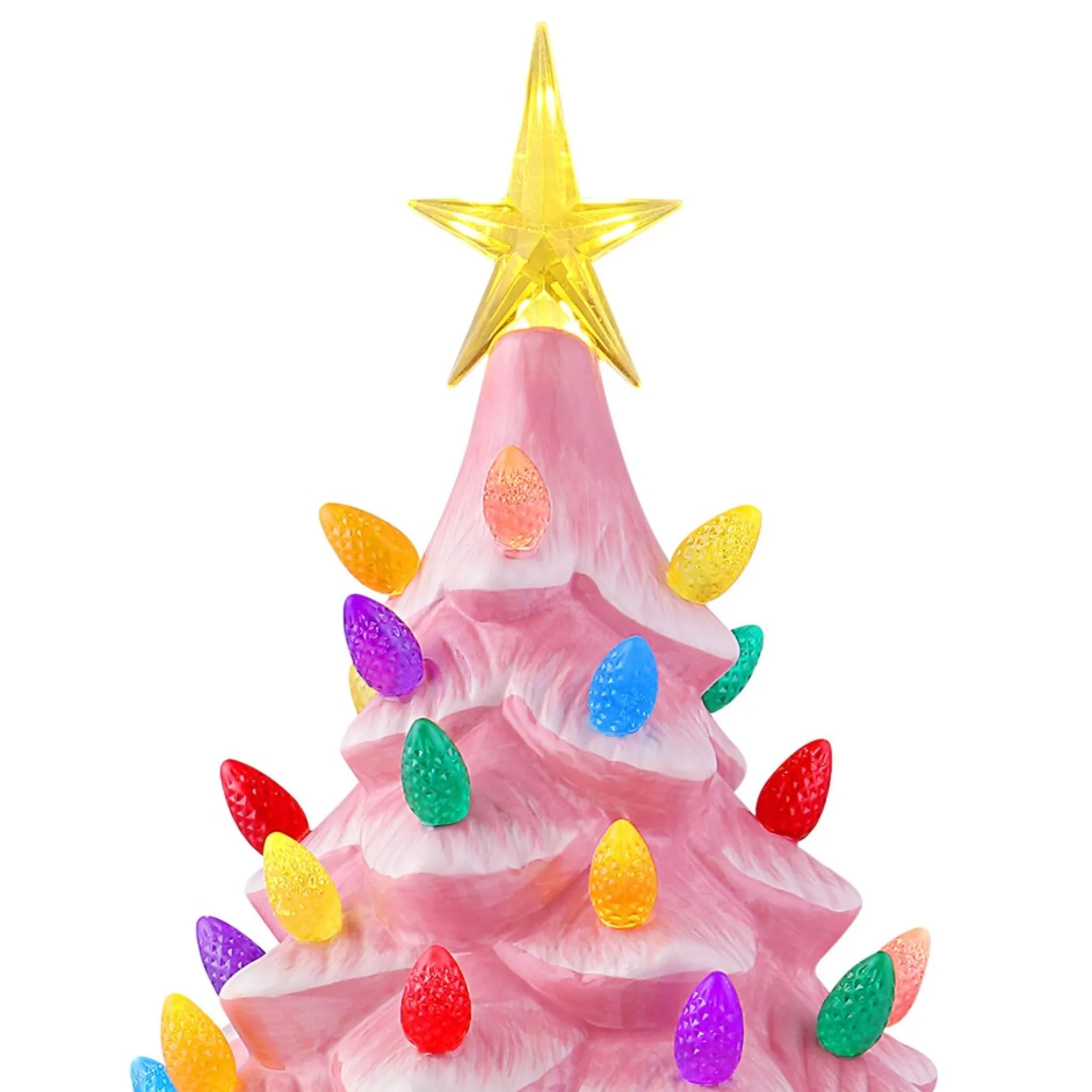 nostalgic_ceramic_tree__pink_3.webp New Mr. Christmas 24" Nostalgic Ceramic Tree - Pink