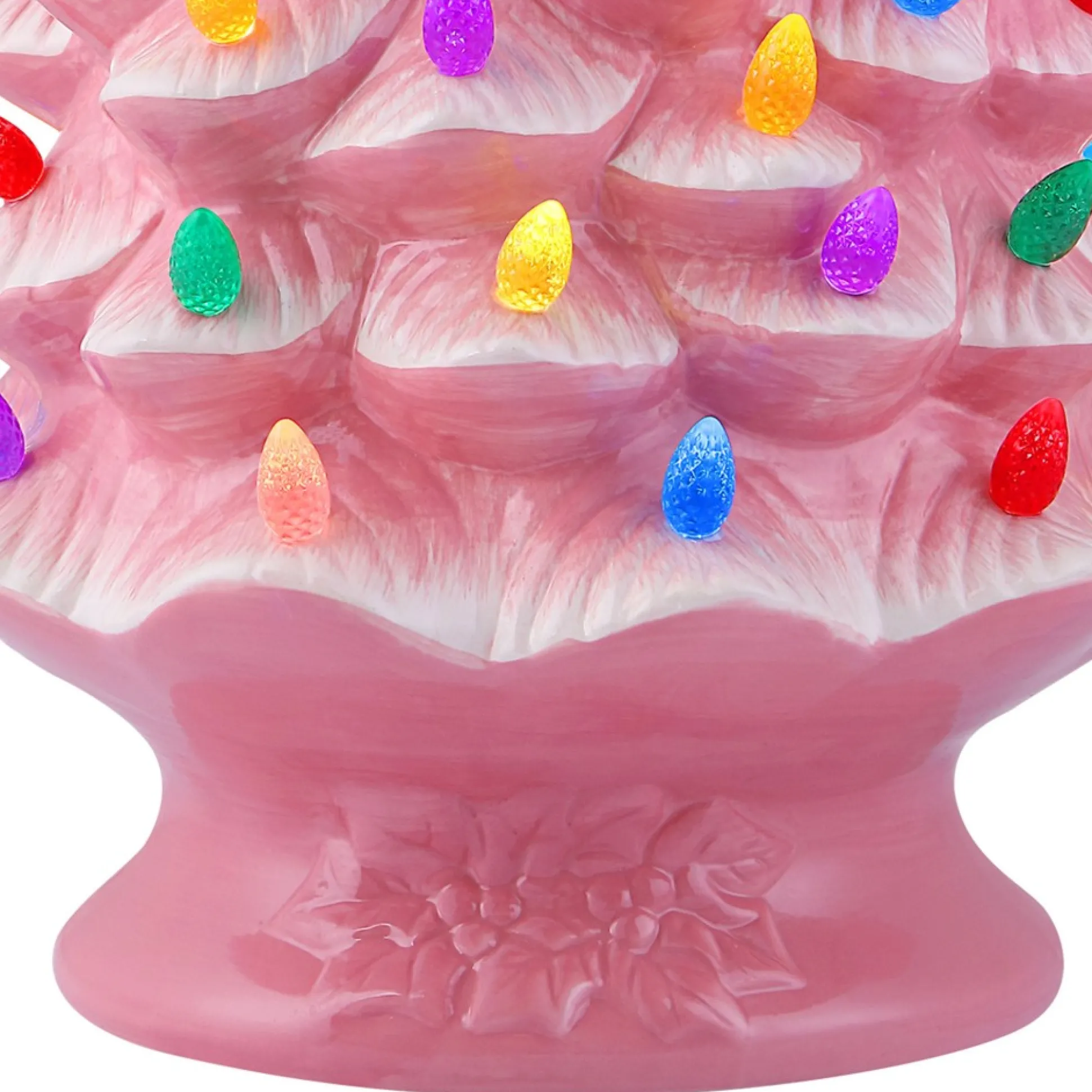 nostalgic_ceramic_tree__pink_4.webp New Mr. Christmas 24" Nostalgic Ceramic Tree - Pink