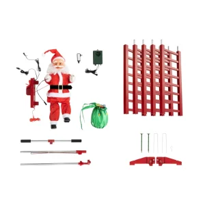 Best Sale Mr. Christmas 10' Outdoor Animated Super Climbing Santa