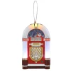 Hot Mr. Christmas 4.9" Retro Jukebox Ornament - White