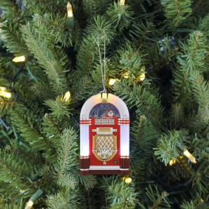 Sale Mr. Christmas 4.9" Retro Jukebox Ornament - White