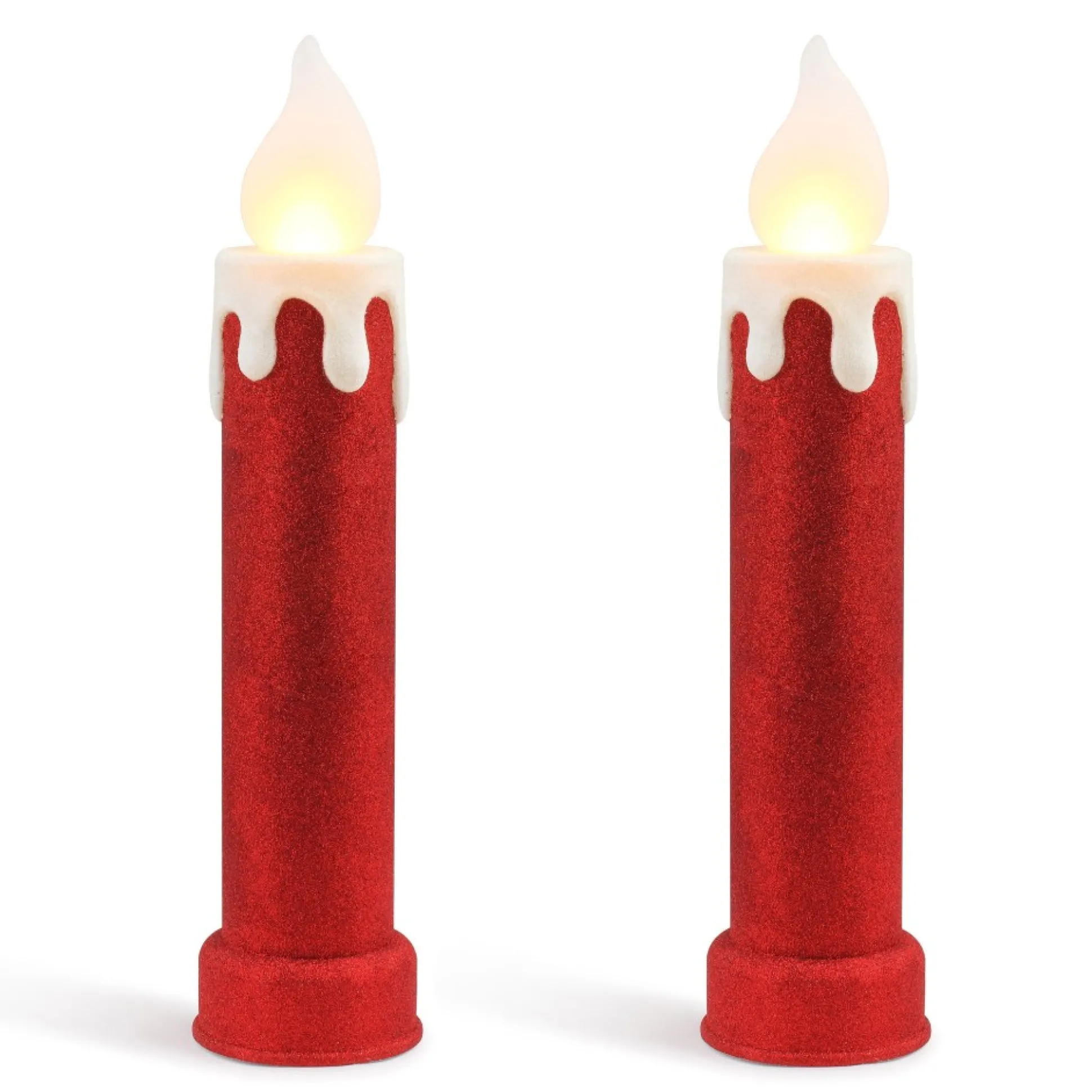 set_of__blow_mold_candles__red_0.webp Best Sale Mr. Christmas 24" Set Of 2 Blow Mold Candles - Red