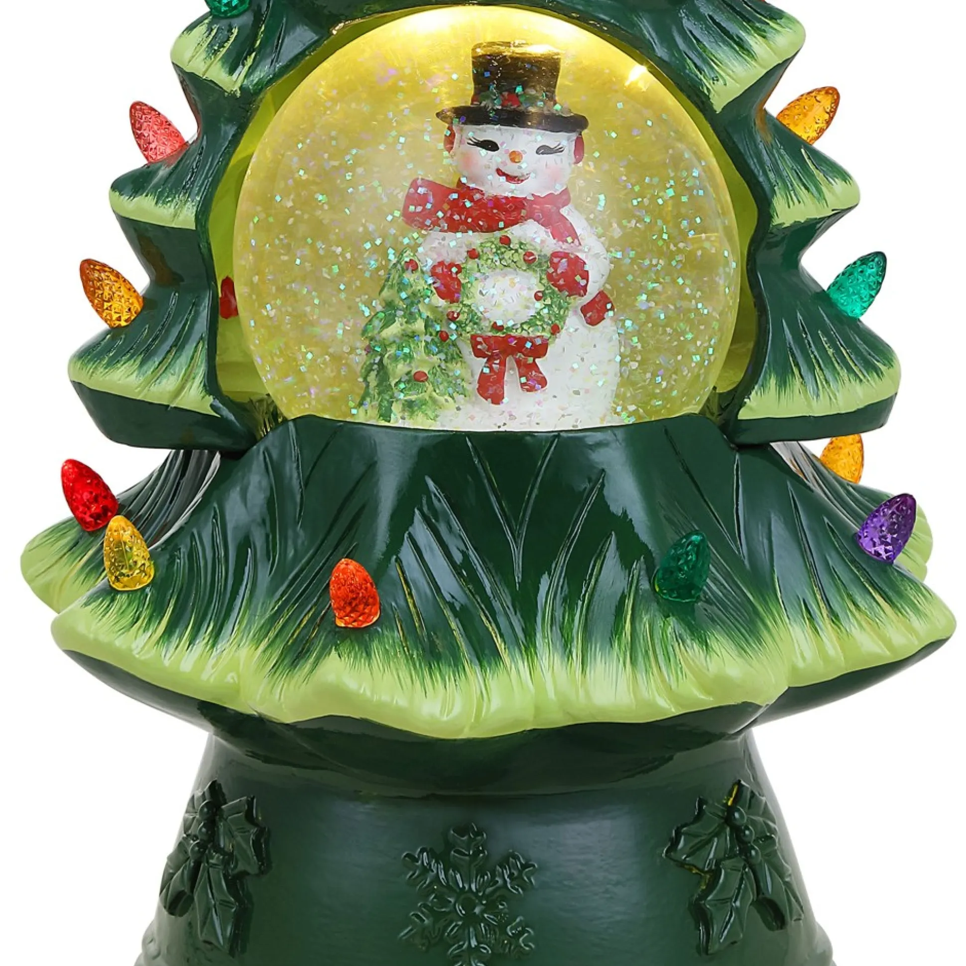 snow_globe_nostalgic_tree__snowman_2-1.webp Outlet Mr. Christmas 12.5" Snow Globe Nostalgic Tree - Snowman